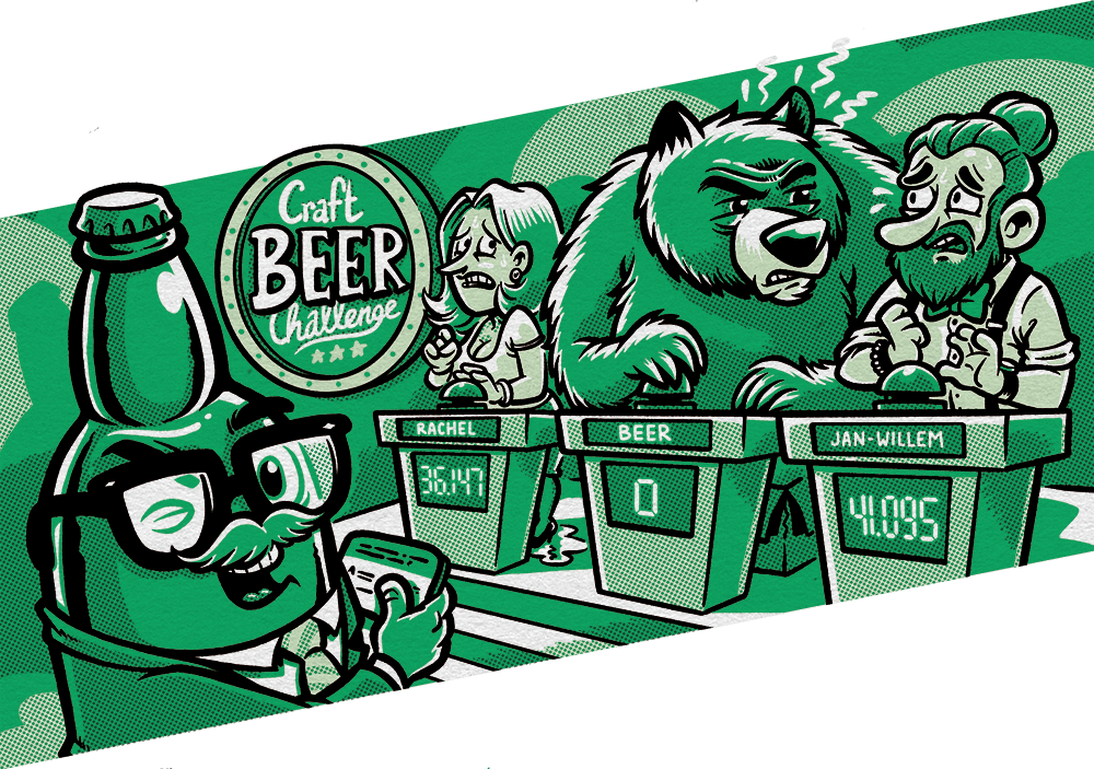 Het groene biertje van de craft beer challenge