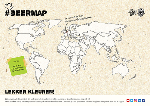 bier wereldkaart beermap downloaden en kleuren
